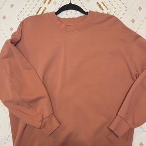 Perfectly Oversized Crew. Pink Savanah